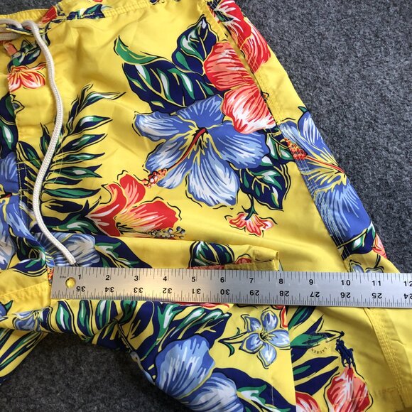 Polo Ralph Lauren Floral Swim Trunks Large Multicolor Tropical Board Shorts - Picture 7 of 9